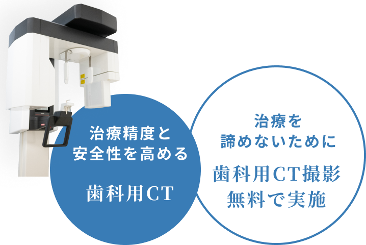 歯科用CT撮影無料で実施