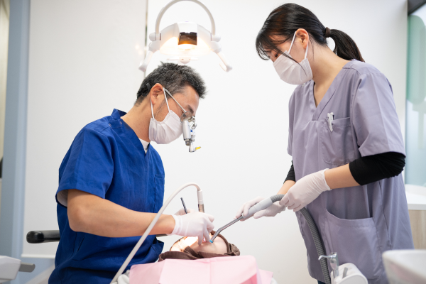 詰め物・被せ物のチェック