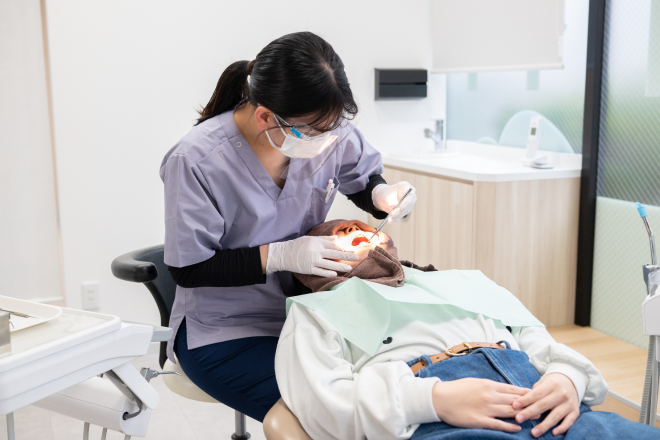 クリーニング・歯磨き指導・フッ素塗布